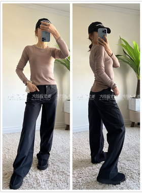 代购Lululemon City Sleek 5 Pocket WL Pant商务休闲弹力阔腿裤