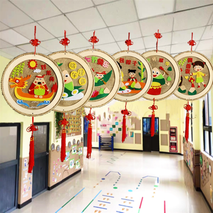 中国传统节日挂饰幼儿园吊饰手工图片