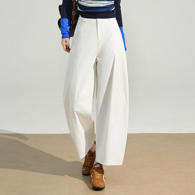 小个子宽松休闲阔腿裤女春季新款