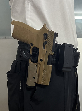带灯战术枪套下挂手电有稻理UDL P320 M18 M17 N12 N14快拔套RMR
