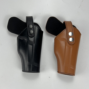 P320快拔套通用枪套牛皮格洛克G17系列G01腰套VP9蓝星92G博莱塔M9