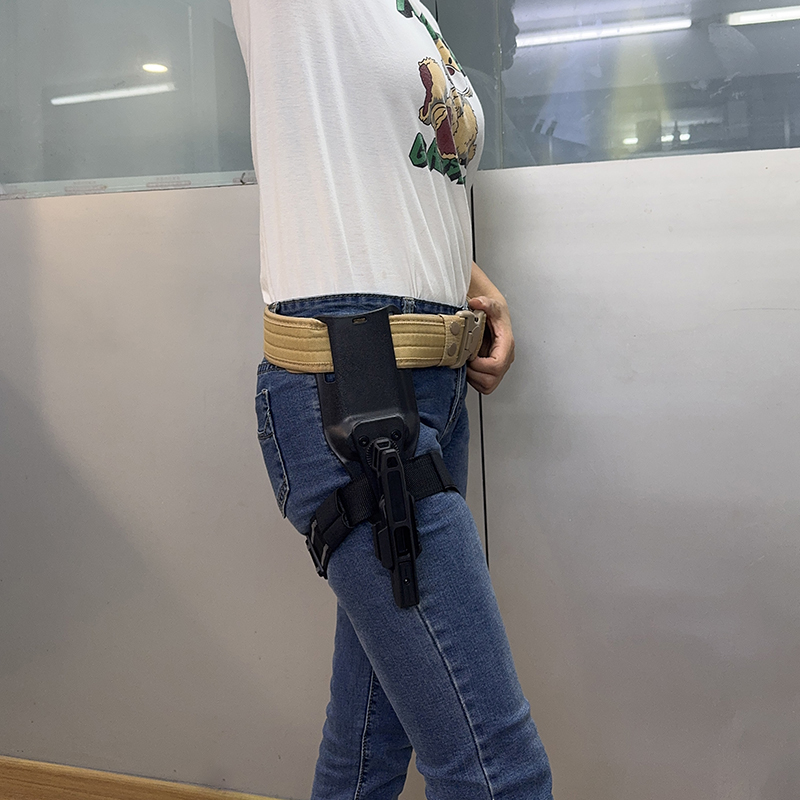 下沉绑腿快拔套战术枪套