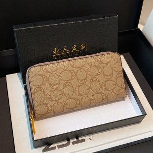 长款钱包女款2026新款手拿包夏季手机包轻薄小巧黑洞女士卡包一体