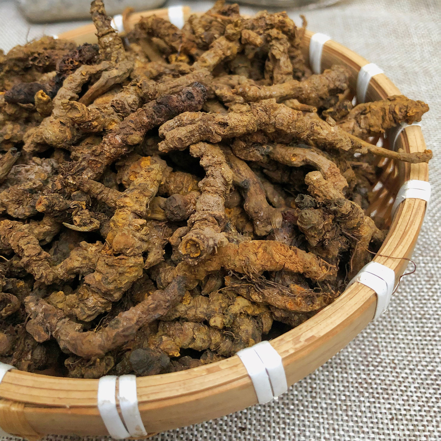 黄连中药材500g正品黄莲药材四川野生鸡爪黄连黄莲片泡水喝泡茶