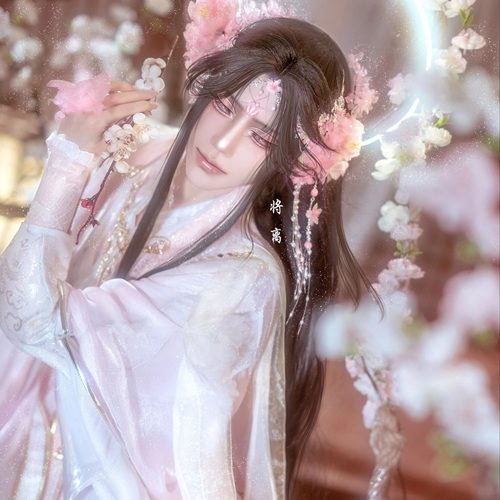 月烈奇麟cos服花神谢怜