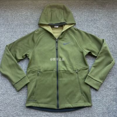 Nike/耐克 男子秋冬运动跑步训练速干加绒保暖防风连帽外套DD2125