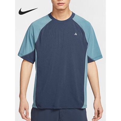 Nike/耐克正品ACG Dri-FIT ADV 男经典复古拼接短袖T恤HJ2882-437