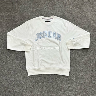 耐克/Nike Air Jordan男子针织印花加绒保暖圆领套头衫卫衣FV7461