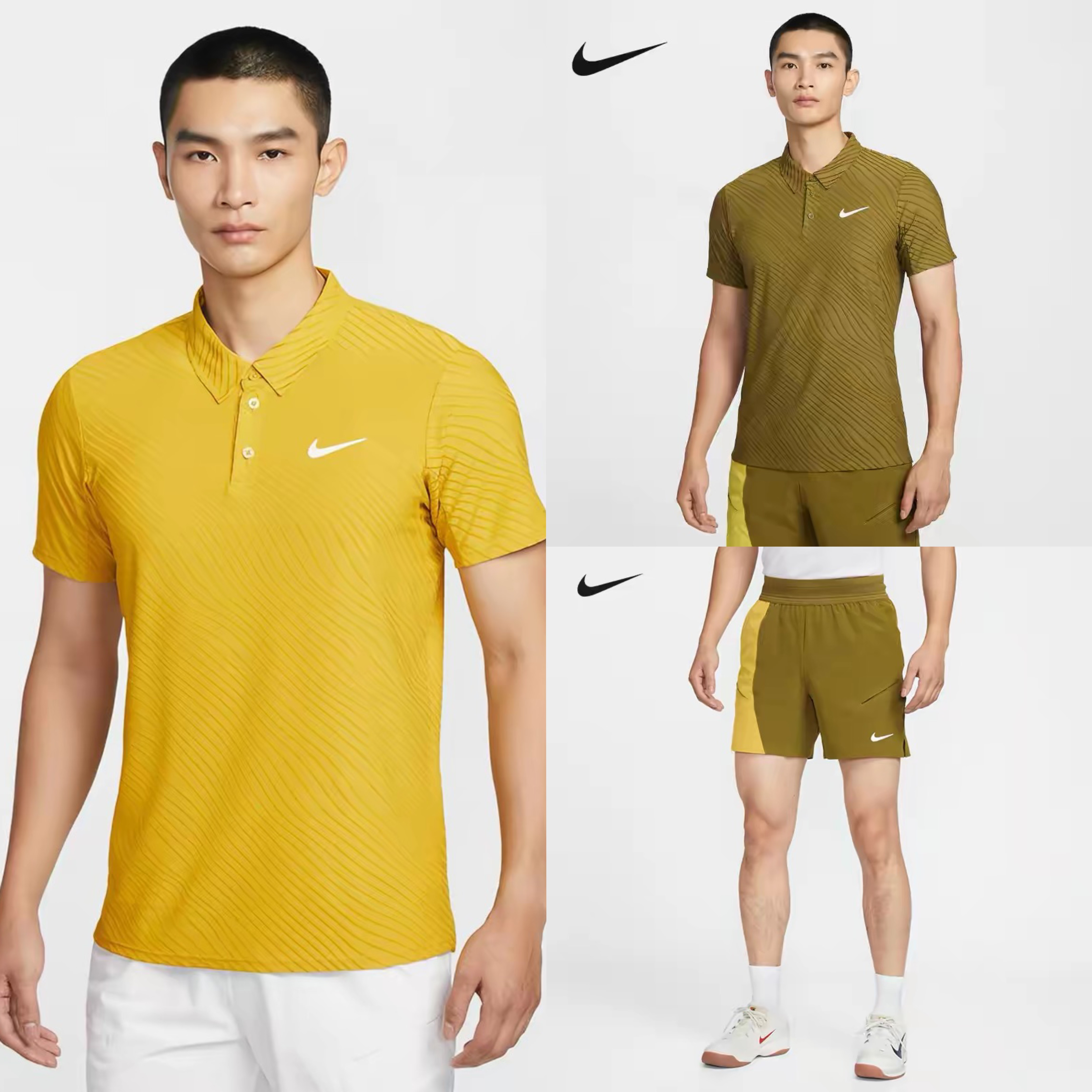 耐克 网球服男2026年辛纳澳网同款运动速干短裤短袖IB1021/IB1038