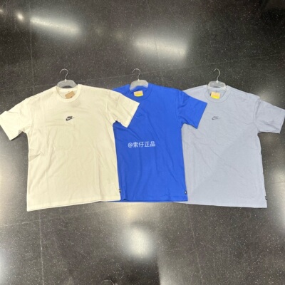 Nike/耐克正品 夏季男子针织刺绣宽松运动休闲短袖重磅T恤 DO7393