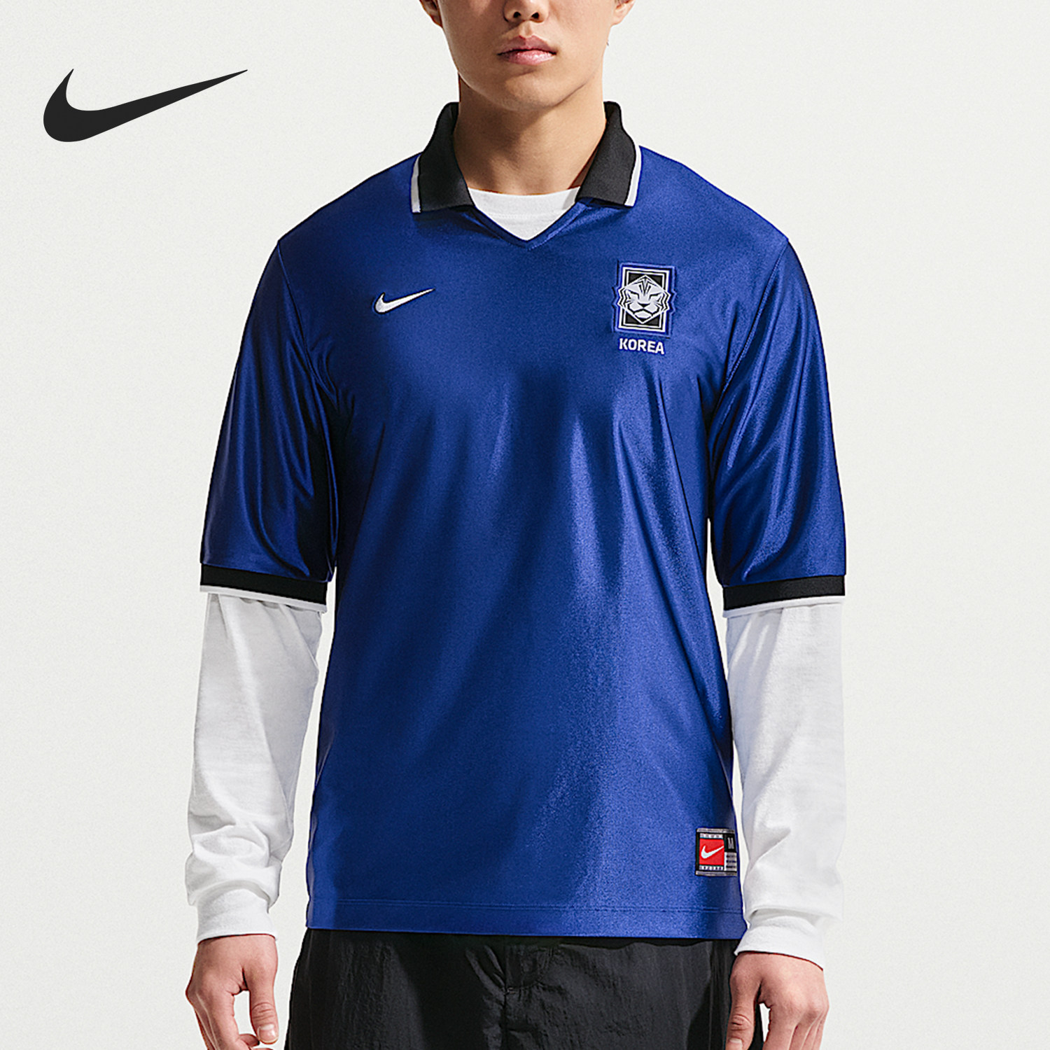 正品耐克 世界杯韩国ENERGY日常休闲短袖足球服男IH1279-418