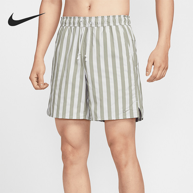 Nike/耐克正品Dri-FIT男士梭织条纹透气跑步训练短裤HJ3161-320