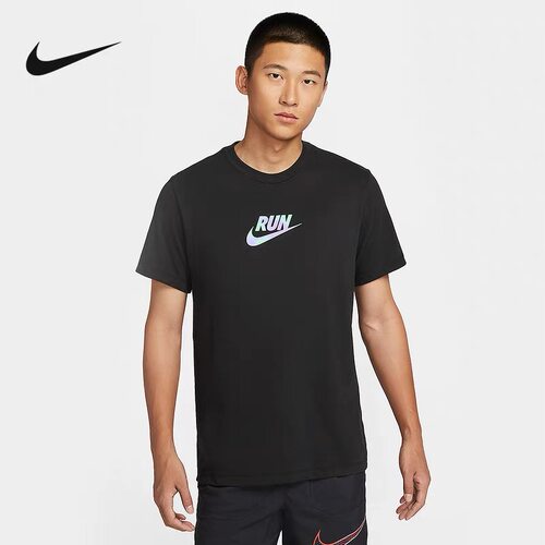 NIKE耐克 男夏季新款跑步健身训练透气印花运动T恤短袖IH9265
