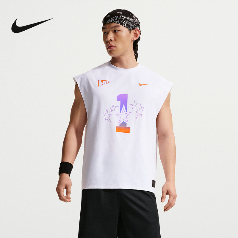 耐克/NIKE DRI-FIT 男子新款耐高篮球运动训练速干无袖背心IR6280
