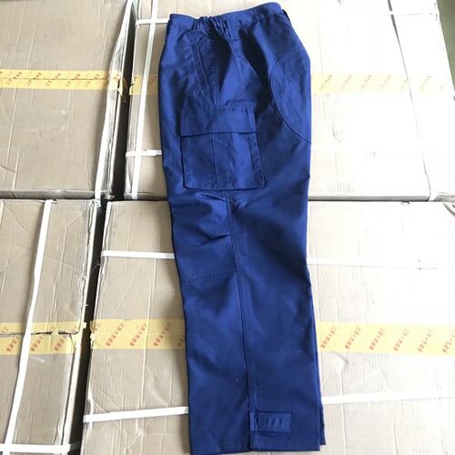 夏季蓝色作训服单裤训练服长裤冬作训单裤火焰蓝备勤服单消防蓝男