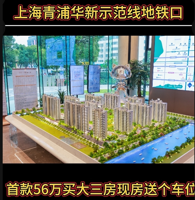 上海青浦华新安联现房新房精装修免费咨询车接车送示范线地铁口