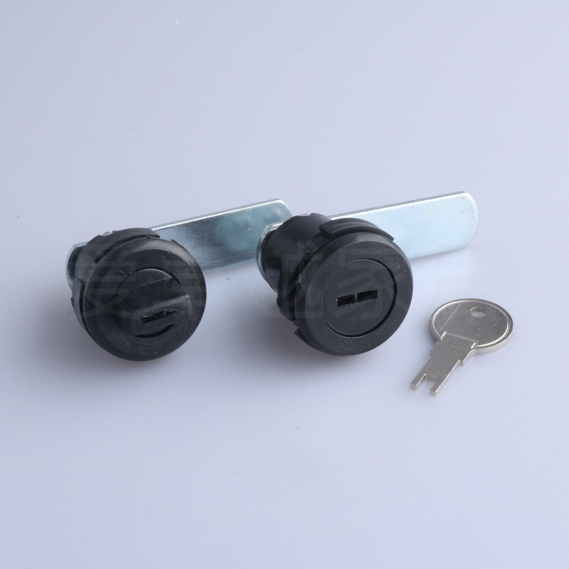 多米诺转舌锁 尼龙ABS塑料材质 前门锁 后门锁 电器柜箱圆柱锁