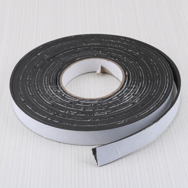 矩形密封条 电柜箱海绵胶条 带背胶 自粘压边 工业柜门密封条