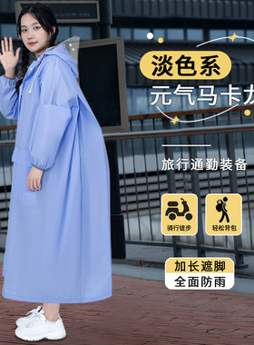 连体雨衣女款成人电动车长款全身防暴雨2026新一体式电瓶单人雨披