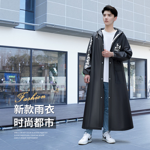 成人外穿户外防雨单人新雨披 全身防暴雨一体式 雨衣电动车男款 长款