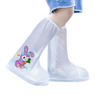 防雪鞋套儿童雪地装备雨鞋套防水防滑防寒学生上学专用雨靴脚套