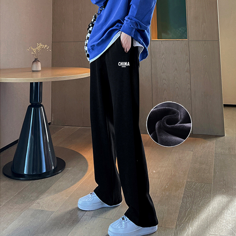 美式运动裤男女士春秋冬新