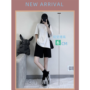 男潮牌街头bf宽松休闲三五分裤 清仓捡漏夏季 侧面条纹拼接运动短裤