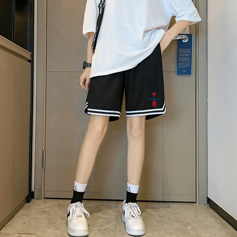 篮球短裤男美式宽松休闲四