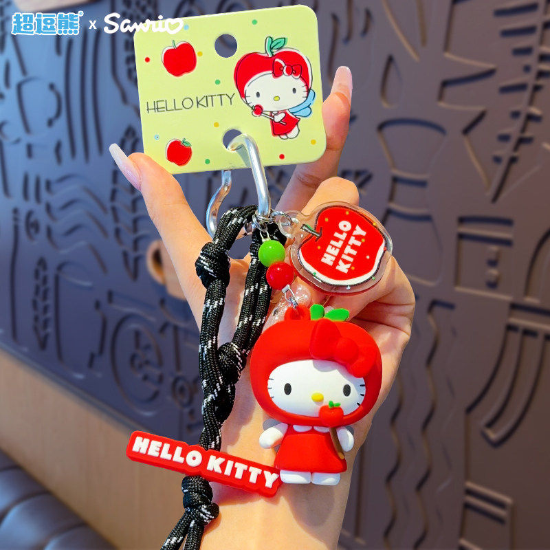 2025年新款正版Hellokitty凯蒂猫玩偶汽车钥匙扣可爱卡通书包挂件