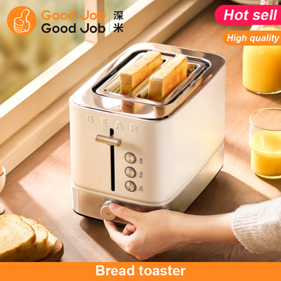 bread toaster 2 slice stainless maker steel wide slot