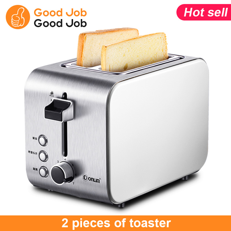 bread toaster 2 slice stainless maker steel wide slot