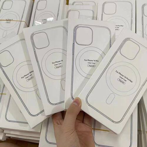 适用iPhone17pro苹果磁吸手机壳magsaf带动画16透明15p全包亚克力