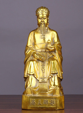 黄铜邳彤中医堂摆件五大神医