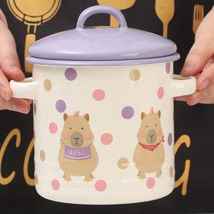 欧丽家珐琅搪瓷猪油罐高桶搪瓷储物罐油辣椒装油罐茶叶罐子搪瓷