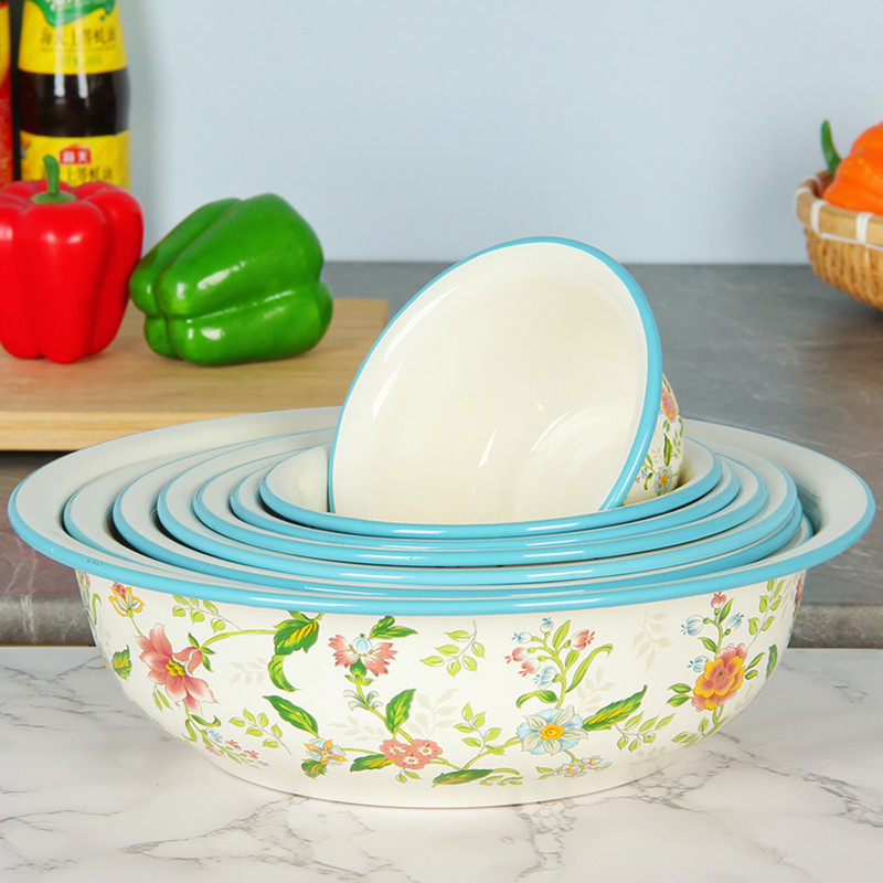 欧丽家搪瓷怀旧搪瓷盆老式加厚汤碗素色大汤碗搪瓷缸钵汤盆燃气用,餐饮具,碗,淘宝优惠券,粉丝福利购,淘宝优惠卷