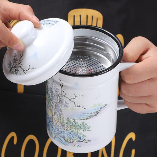 欧丽家搪瓷复古中年人