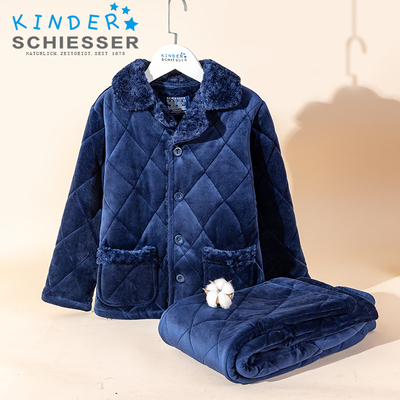 加厚夹棉Schiesser/舒雅翻领冬