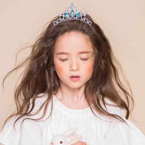 冰雪奇缘爱莎儿童皇冠头饰公主女童水钻发箍生日发卡艾莎发饰饰品