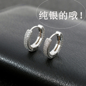 养耳洞耳圈女单只耳扣耳饰 高级感潮男士 s925纯银耳环2026新款 爆款