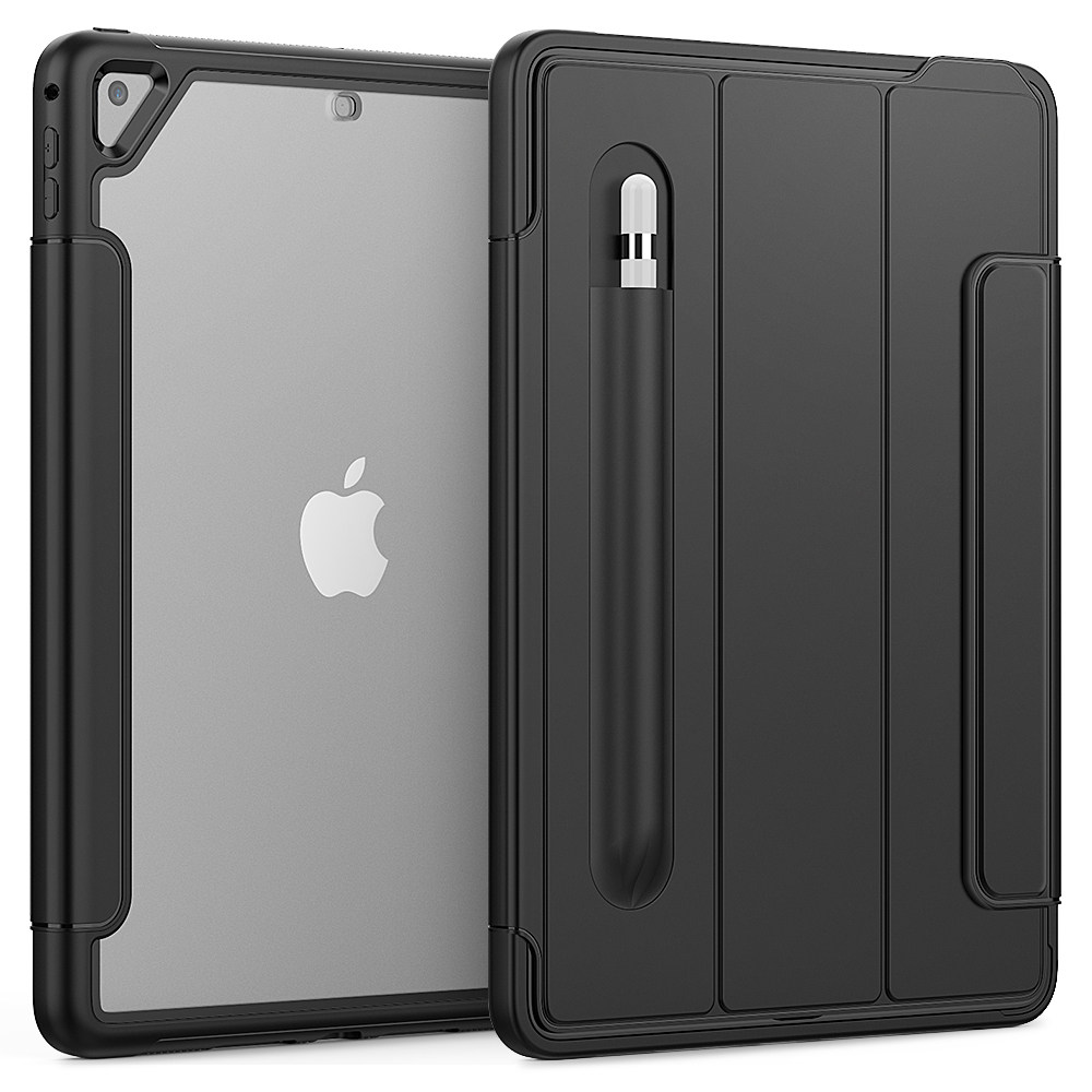 适用iPad 9.7 2017 2018平板保护套iPad Pro 9.7硅胶休眠翻盖皮套iPad6 Air2智能三合一保护壳带笔套iPad 7 8