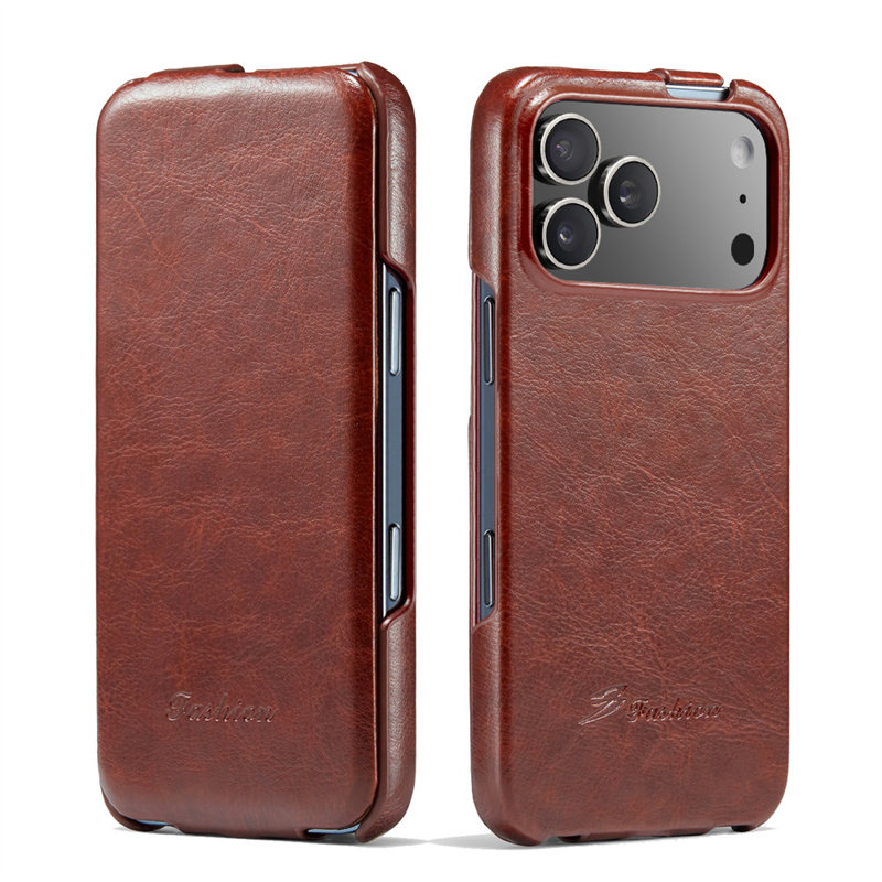 适用iPhone 17上下翻盖手机壳iPhone 16 Pro Max商务手机壳iPhone 15 plus高级PU皮手机套iPhone14/12