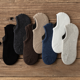 袜子男短袜隐形袜棉袜夏季 春秋船袜毛巾袜 加厚毛圈底吸汗防臭男士