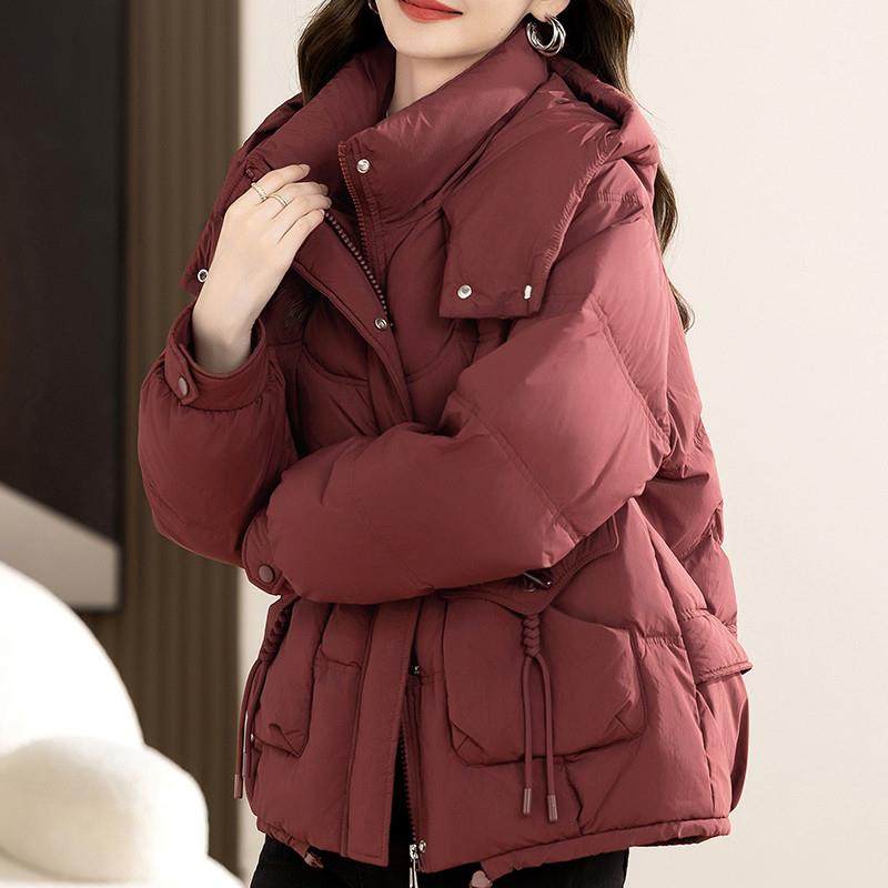 羽绒棉服女2025冬季新款棉衣短款韩版宽松连帽加厚外套时尚棉袄潮,女装/女士精品,棉衣/棉服,淘宝优惠券,粉丝福利购,淘宝优惠卷