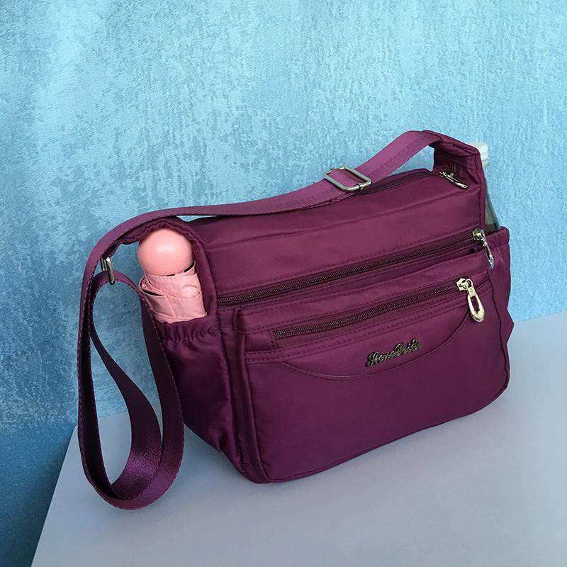 时尚单肩斜挎包2025新款多层女包防水帆布大容量中老年包包妈妈包,箱包皮具/热销女包/男包,通用款女包,淘宝优惠券,粉丝福利购,淘宝优惠卷