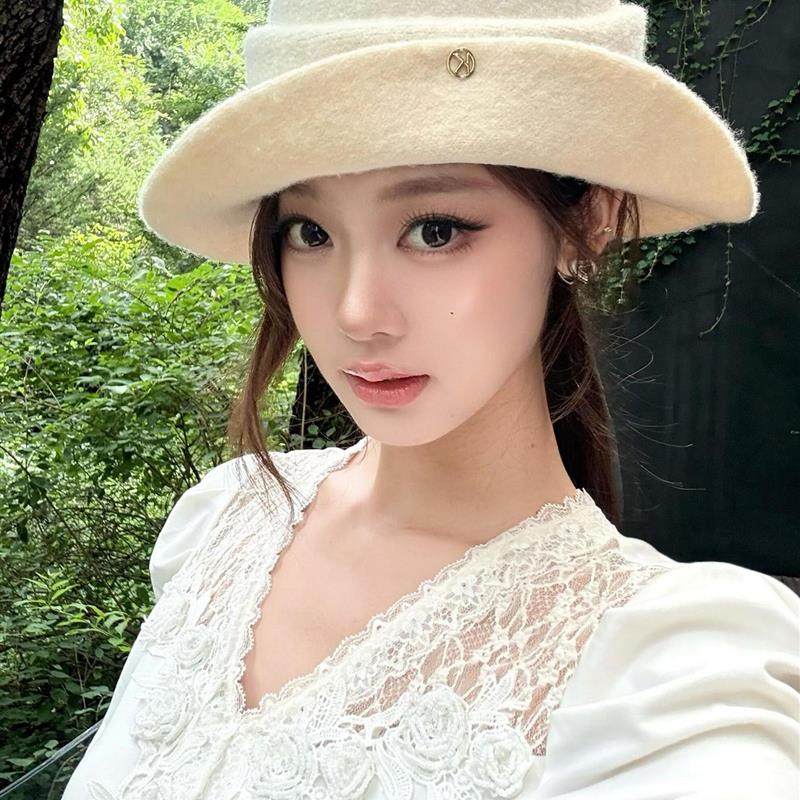 千金风~赫本风卷边千金礼帽子女秋冬贵气名媛风优雅气质渔夫帽潮,服饰配件/皮带/帽子/围巾,帽子,淘宝优惠券,粉丝福利购,淘宝优惠卷