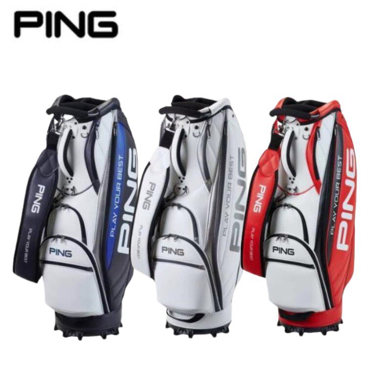 PING CB-U2502高尔夫标准球包PU材质轻量彩色球包可装鞋 2025新款