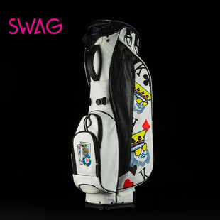 支架包2025新款 SWAG高尔夫球包king neon扑克牌K国王限量款