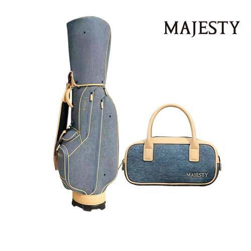 正品MAJESTY玛嘉斯蒂高尔夫球包皮革防水标准男女士球包手提包