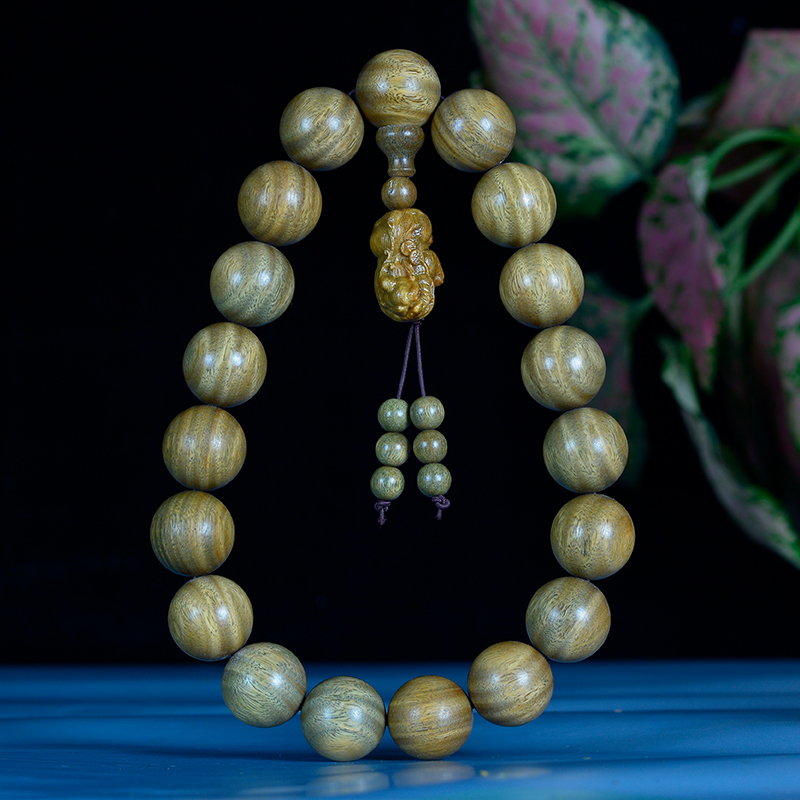 车挂手持佛珠手串文玩念珠黑檀