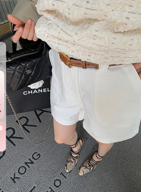 IUIU阿晶家「灵动少女感」高密棉显瘦显腿长百搭夏季短裤女